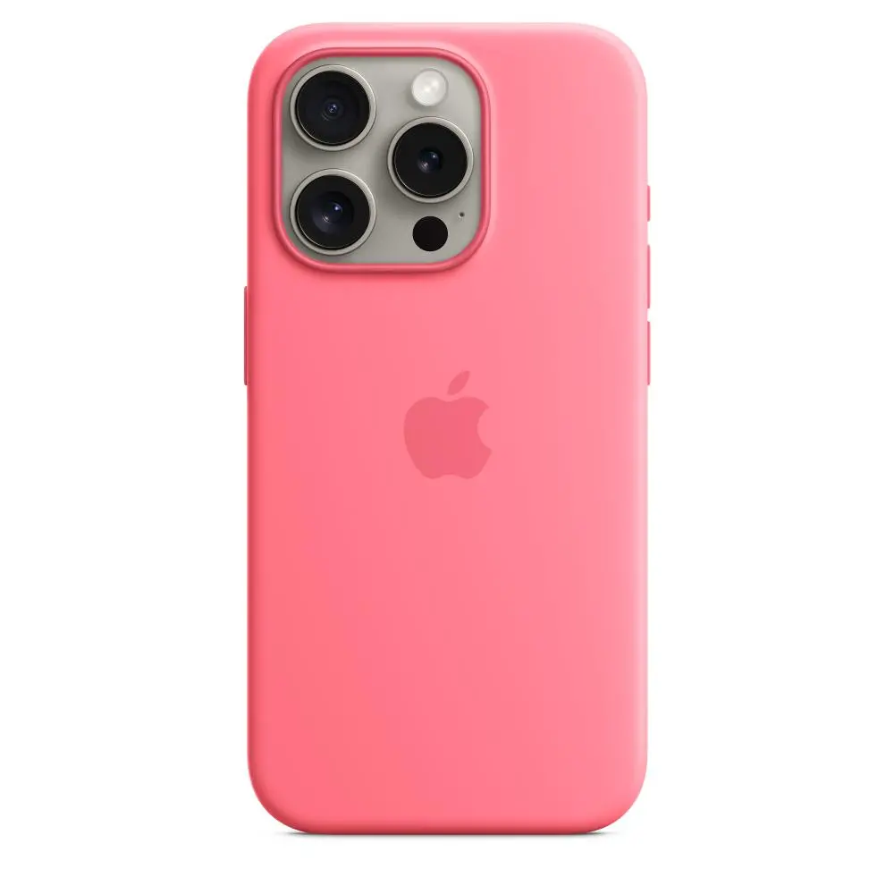 Apple Silicone Case do iPhone 15 Pro Max Różowy