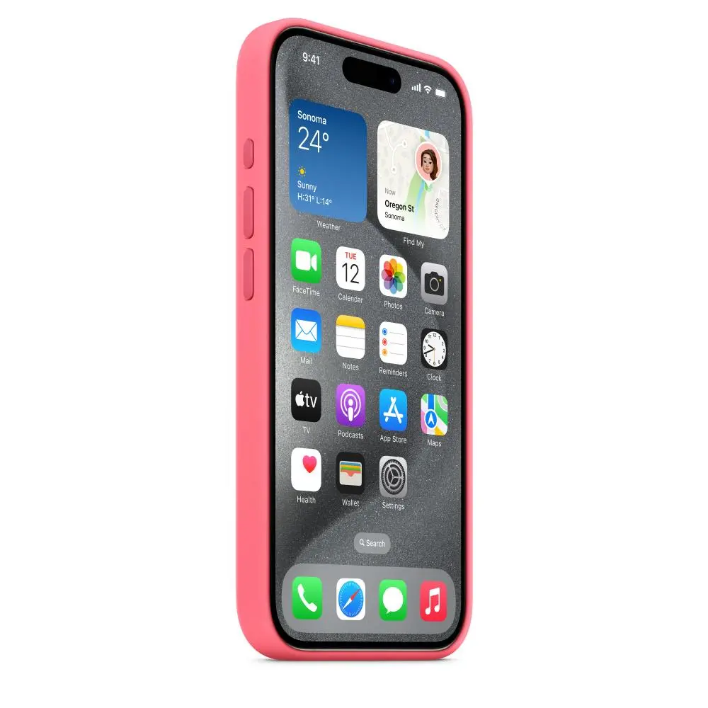 Etui Apple Silicone Case do iPhone 15 Pro Max Różowy