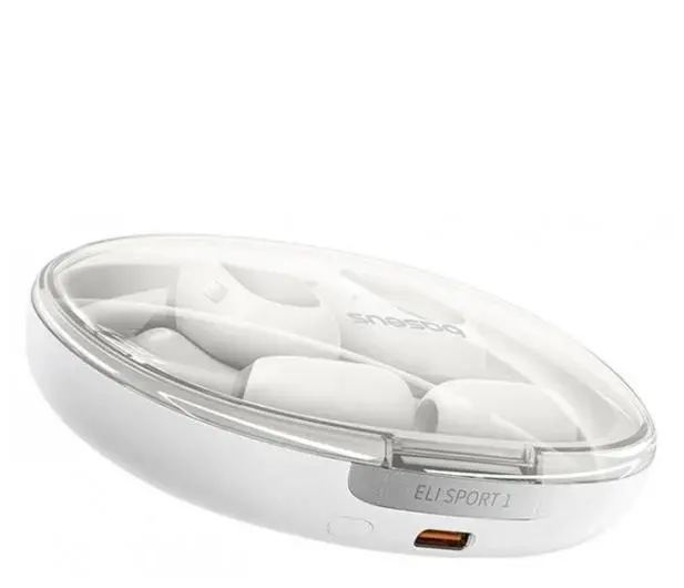 Słuchawki bezprzewodowe Baseus Eli Sport 1 Przewodnictwo powietrzne  Bluetooth 5.3 Biały
