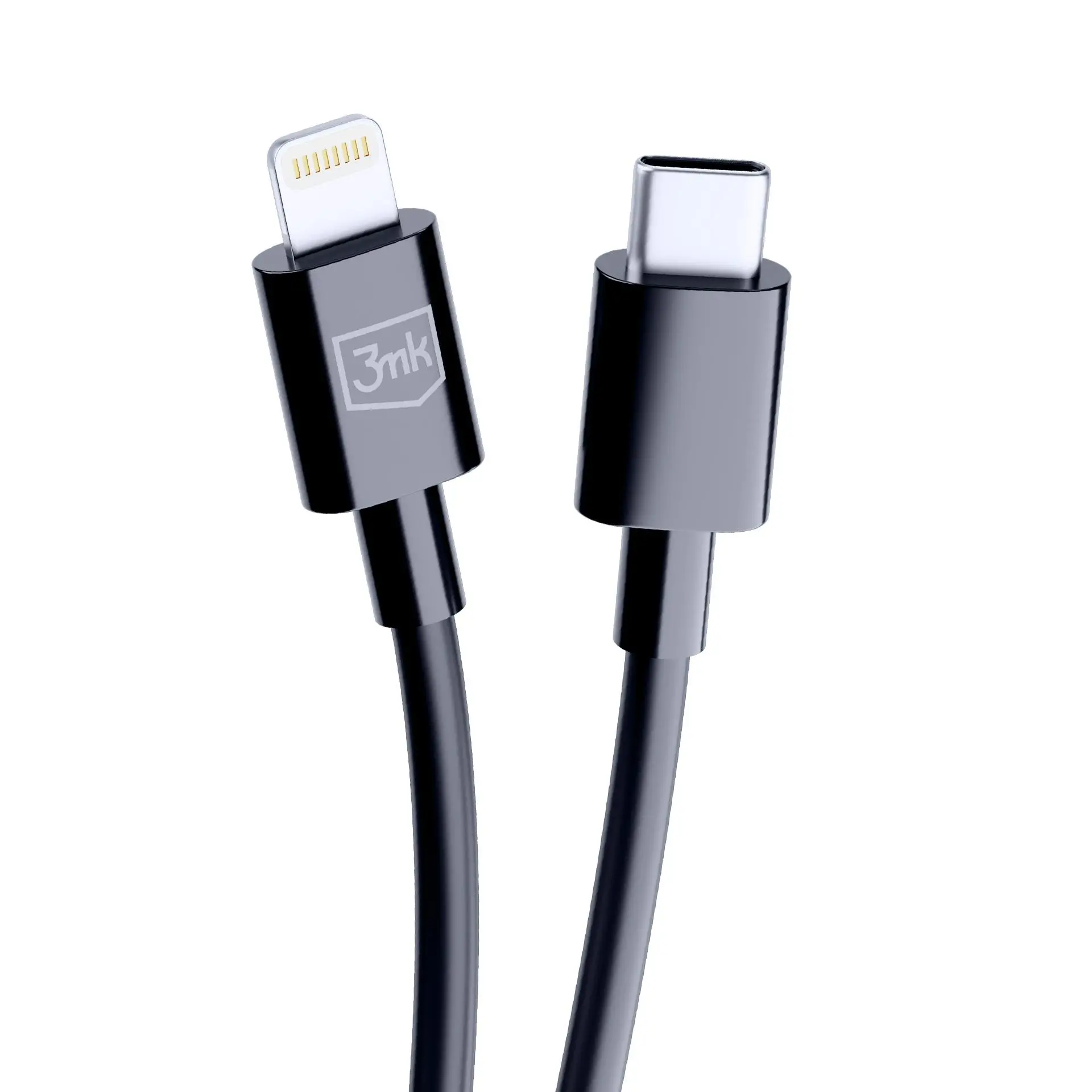 Kabel 3mk Hyper USB-C do Lightning 20W 1,2m Czarny