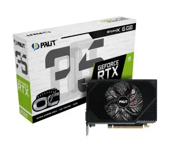 Karta graficzna Palit GeForce RTX 3050 StormX OC 6GB GDDR6 96bit DLSS