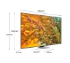 Telewizor Samsung QE85Q80DAT 85" QLED 4K 120Hz Tizen Dolby Atmos HDMI 2.1 DVB-T2