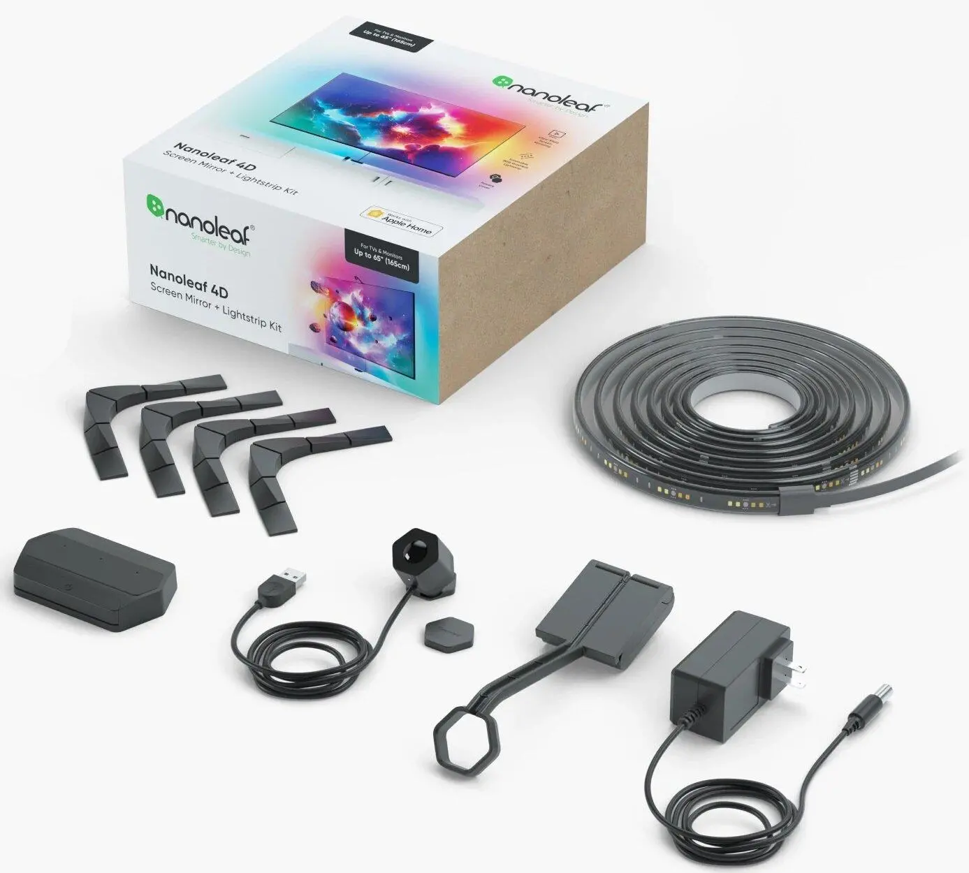 Taśma LED Nanoleaf 4D Screen Mirror Lightstrip Kit do TV 85"