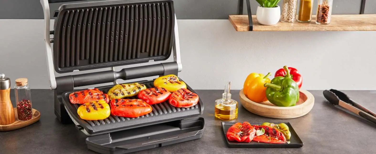 Grill elektryczny Tefal OptiGrill+ XL GC728D10 Programy automatyczne