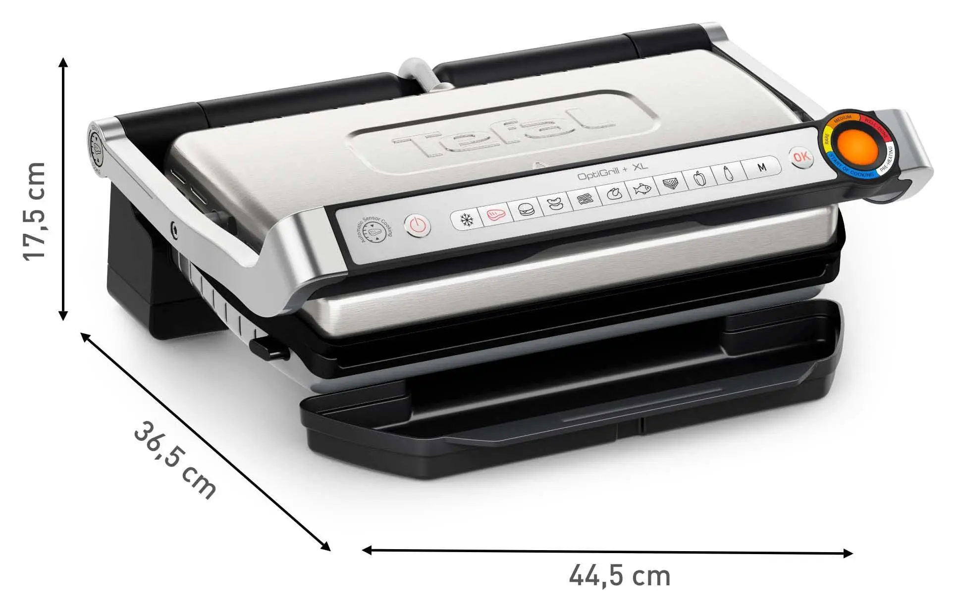 Grill elektryczny Tefal OptiGrill+ XL GC728D10 Programy automatyczne