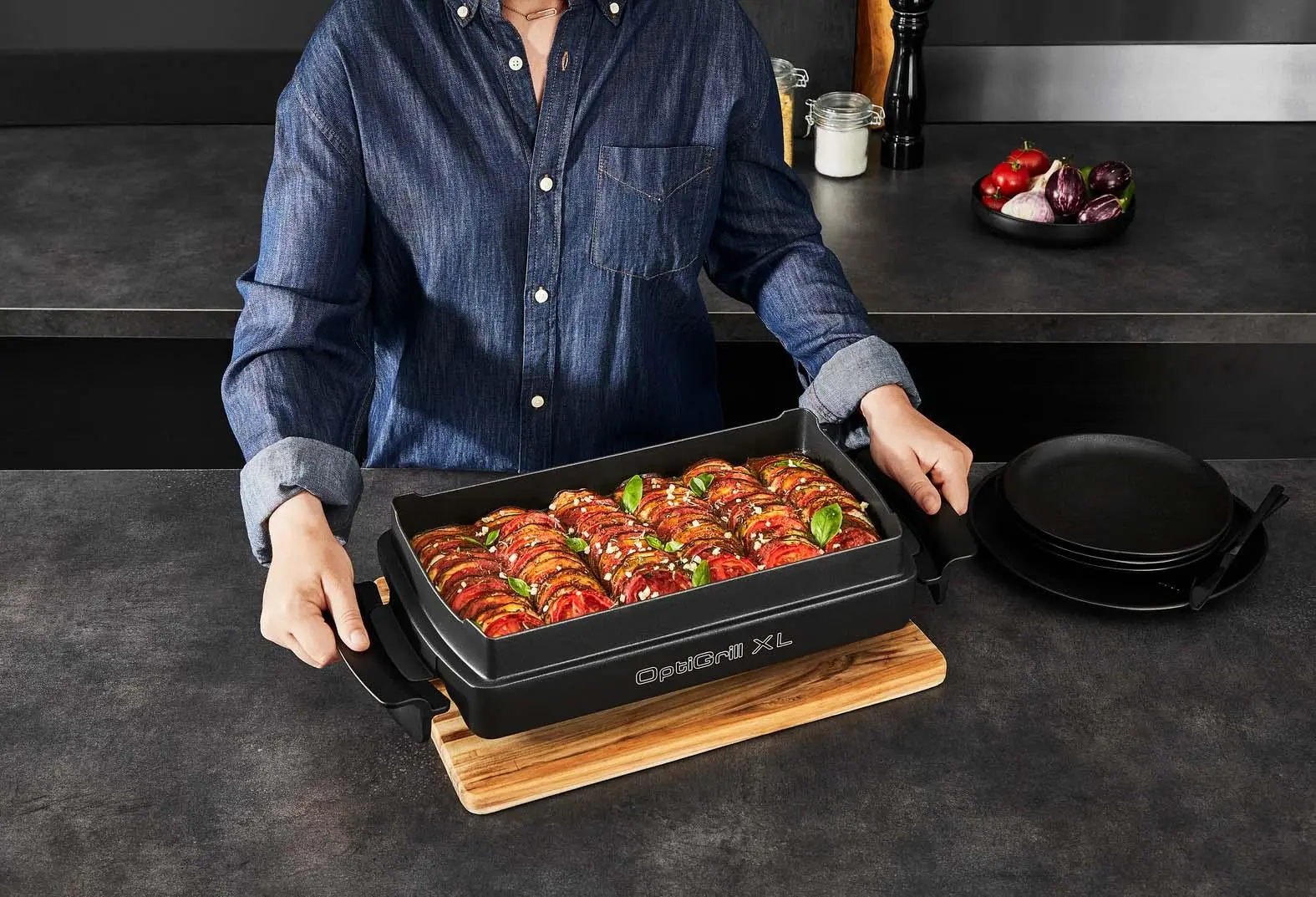 Grill elektryczny Tefal OptiGrill+ XL GC728D10 Programy automatyczne