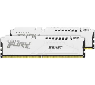Pamięć RAM Kingston FURY Beast DDR5 32GB (2 x 16GB) 6000 CL30 EXPO Biały