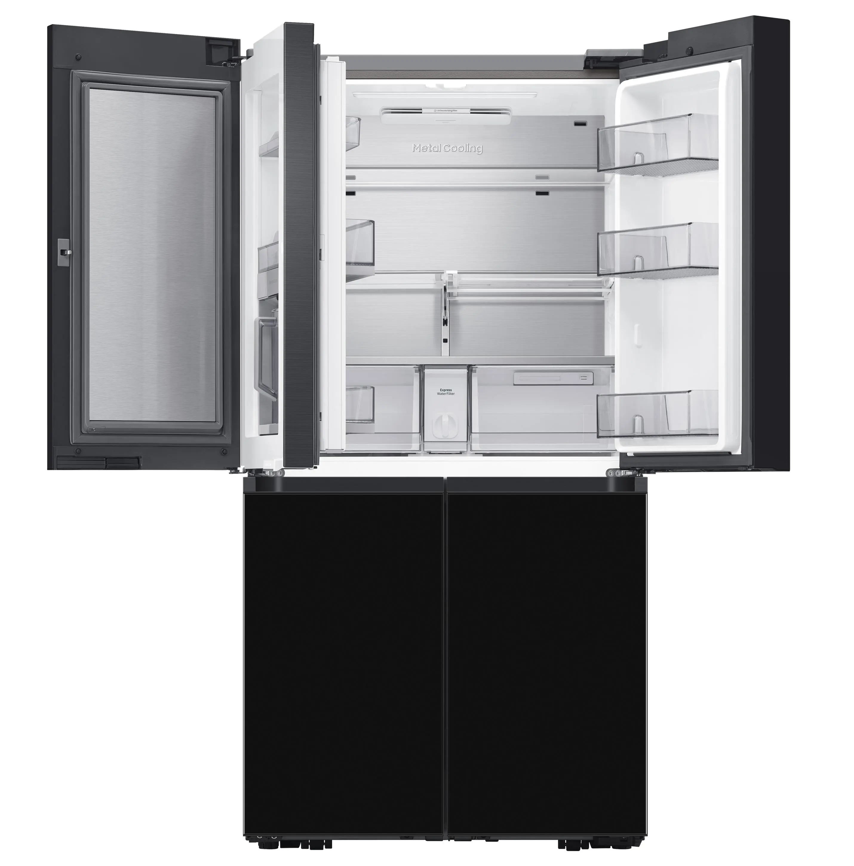 Lodówka Samsung RF65DB960E22 Pełny No Frost 185,3cm Dystrybutor wody Zdalne sterowanie Czarne szkło