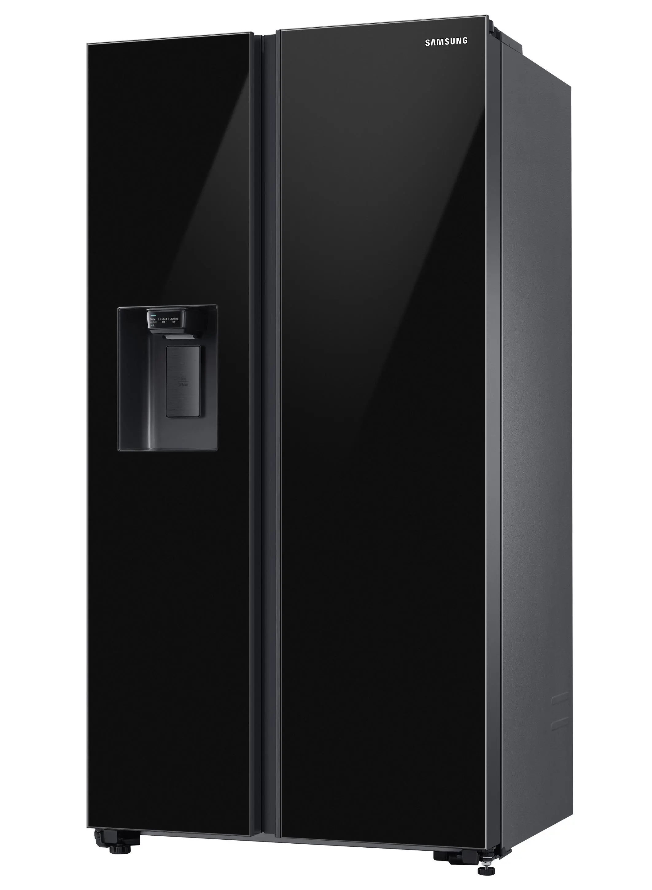 Lodówka Samsung RS65DG54M32C Pełny No Frost 178cm Dystrybutor wody Kostkarka automatyczna Zdalne sterowanie Czarne szkło