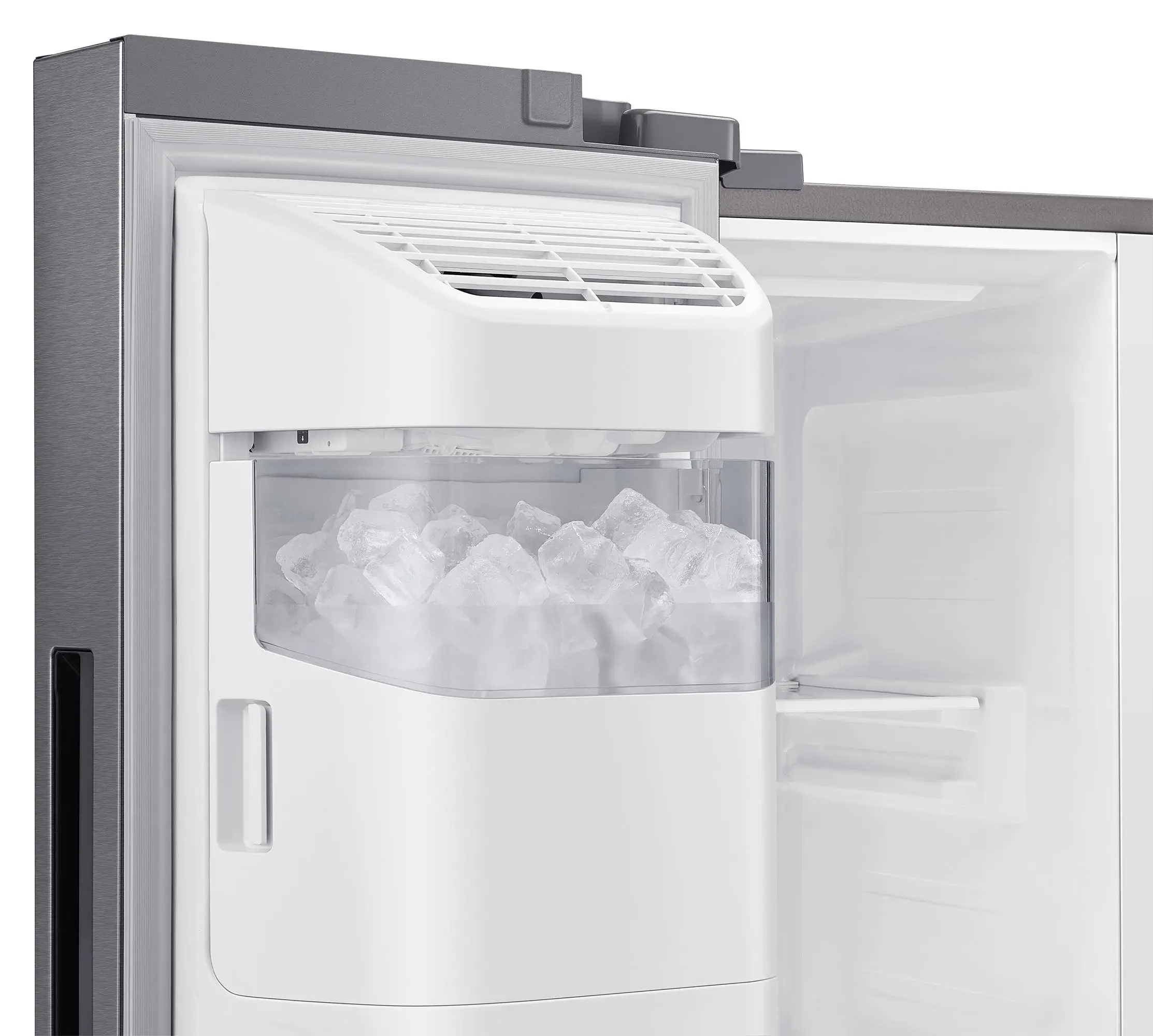 Lodówka Samsung SBS RS64DG5303S9 Pełny No Frost 178cm Dystrybutor wody Kostkarka automatyczna Zdalne sterowanie Srebrny