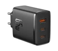 Baseus OS-Cube Pro 2xUSB-C + USB 65W Czarny