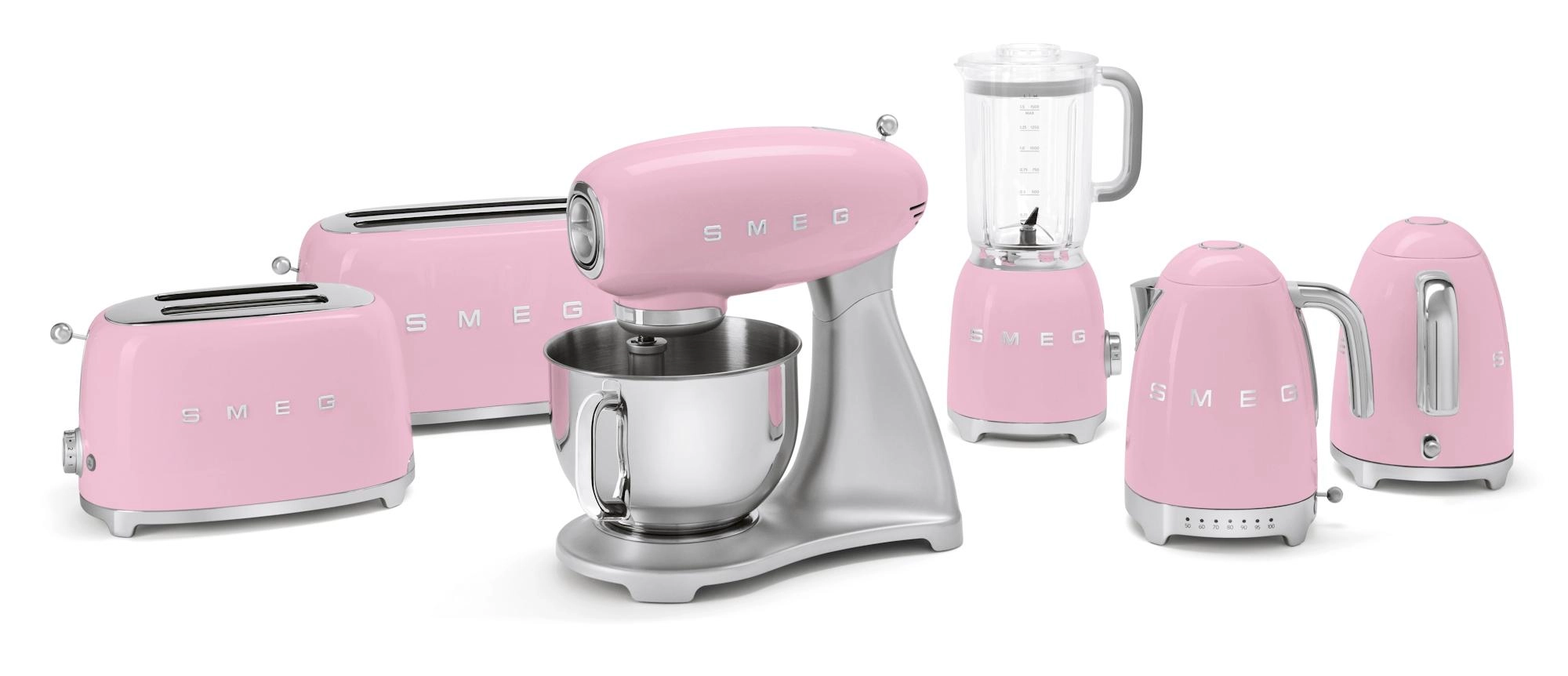 Toster Smeg TSF02PKEU Rozmrażanie 1500W