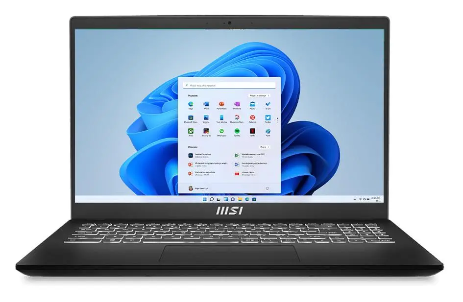 Laptop MSI Modern 15 B12MO-640PL 15,6" i5-1235U 16GB RAM 512GB Dysk SSD Win11 Czarny