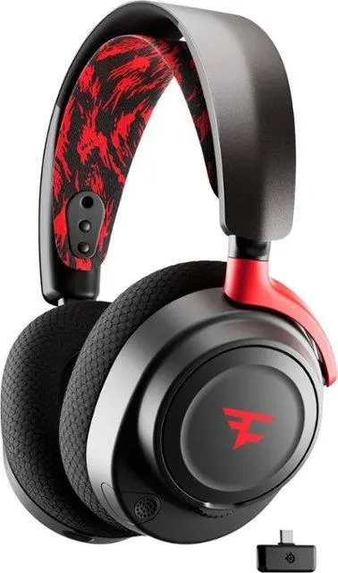 Słuchawki bezprzewodowe z mikrofonem SteelSeries Arctis Nova 7 Wireles FaZe Clan Limited Edition Nauszne