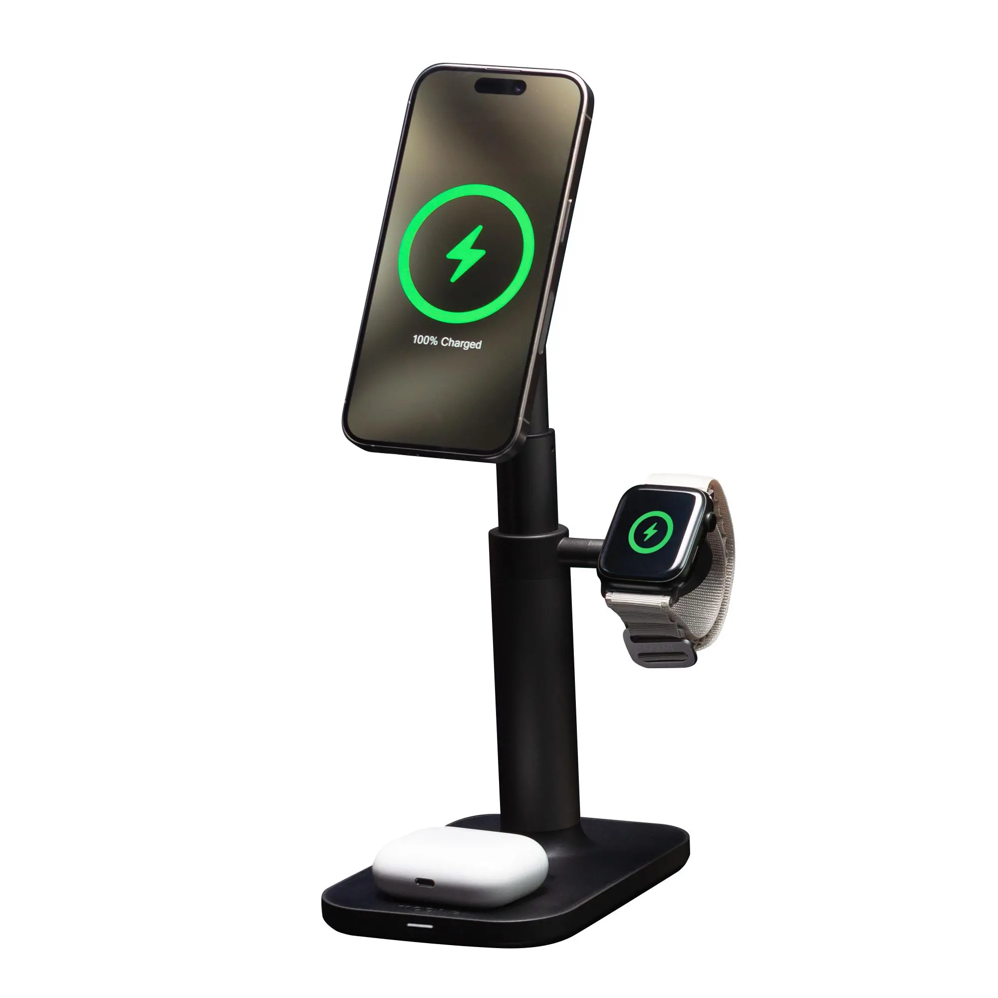 Ładowarka indukcyjna Mophie Extendable Stand MagSafe 3w1 Czarny