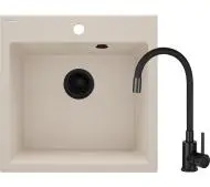 Deante Evora ZQJN5103 Beżowy + bateria Czarny