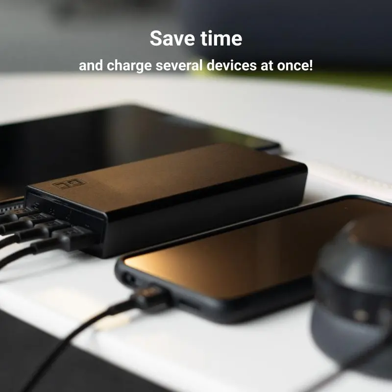 Powerbank Green Cell PowerPlay20S PBGC03S 20000mAh 22,5W Czarny