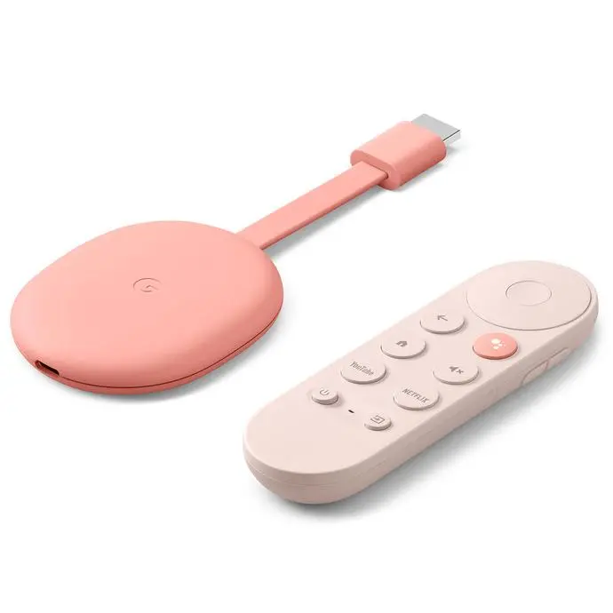 Odtwarzacz multimedialny Google Chromecast 4.0 z Google TV Sunrise