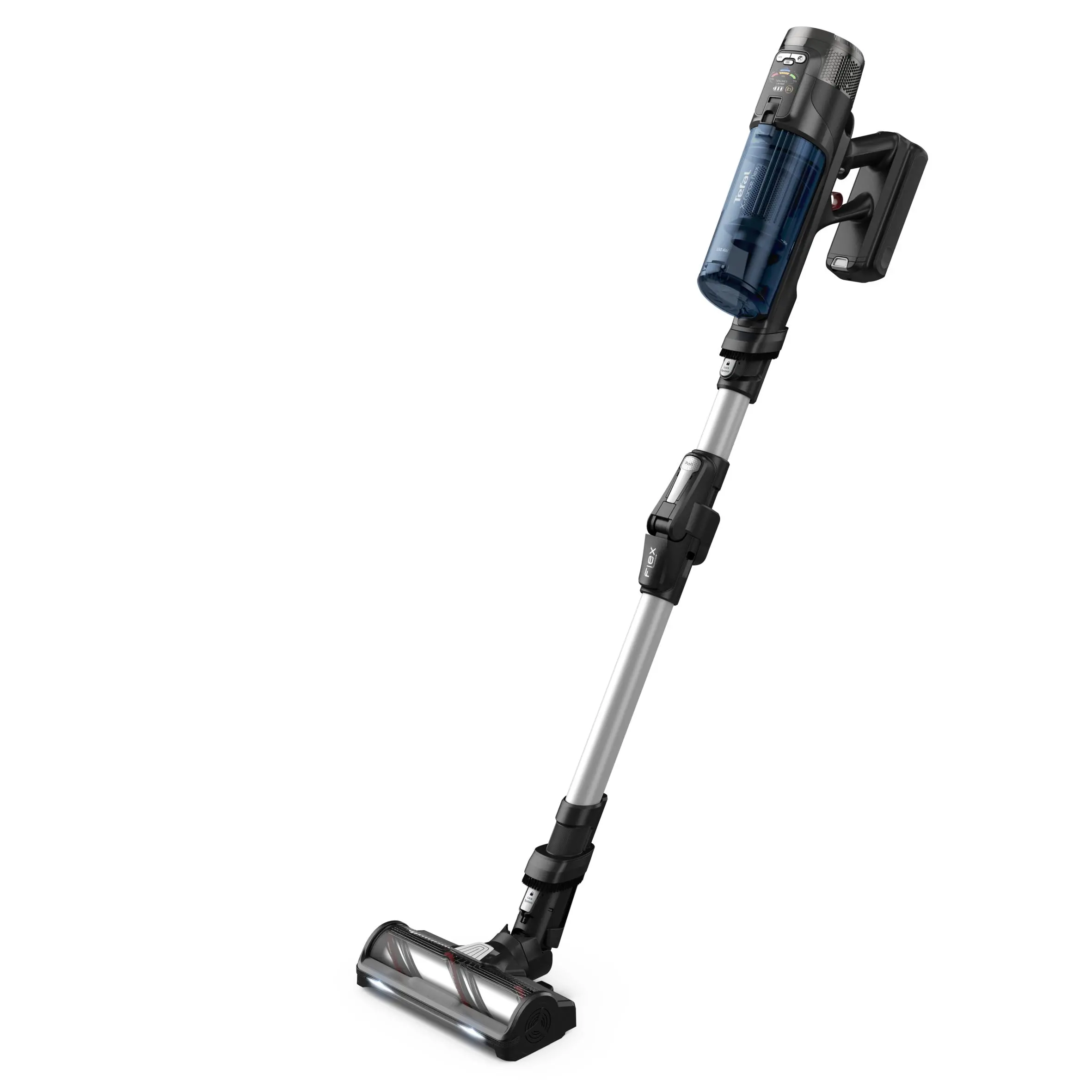Odkurzacz Tefal X-Force Flex 13.60 TY9AC1 60min Funkcja mycia AeroSpin Aqua Wymienny akumulator