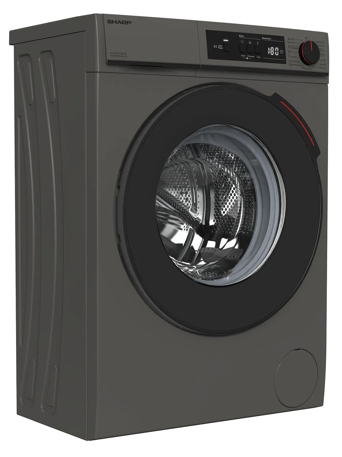 Pralka Sharp ES-NFA612DA1B-PL Slim 6kg 1200obr/min