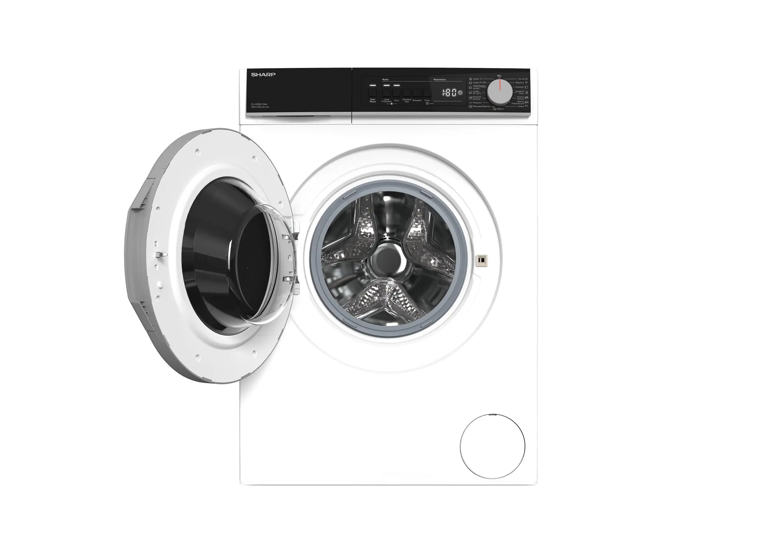 Pralka Sharp ES-SFB812YWA-PL Slim 8kg 1200obr/min