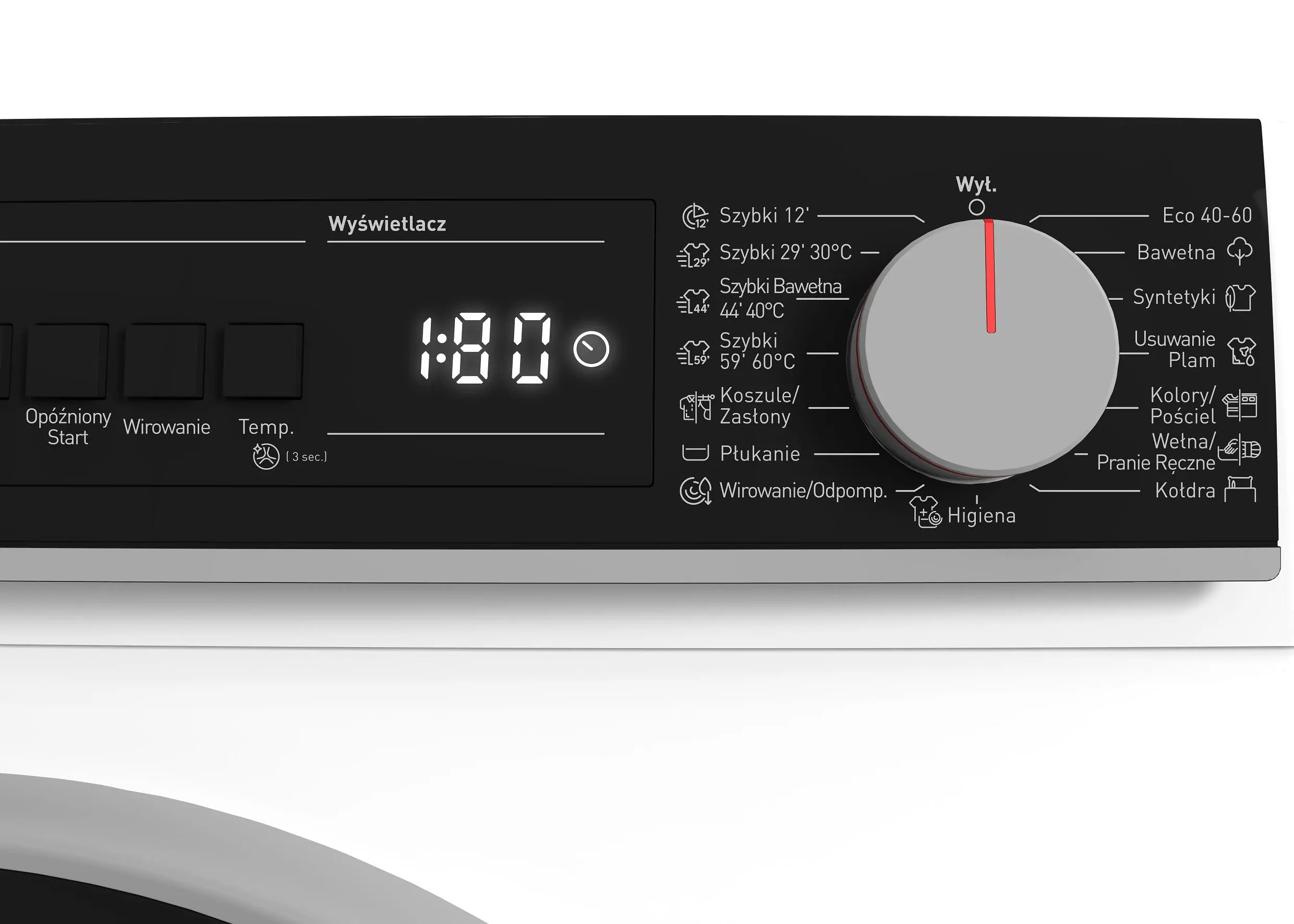 Pralka Sharp ES-SFB812YWA-PL Slim 8kg 1200obr/min