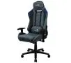 Fotel Aerocool DUKE AeroSuede Gamingowy do 150kg Skóra ECO Tkanina Steel Blue