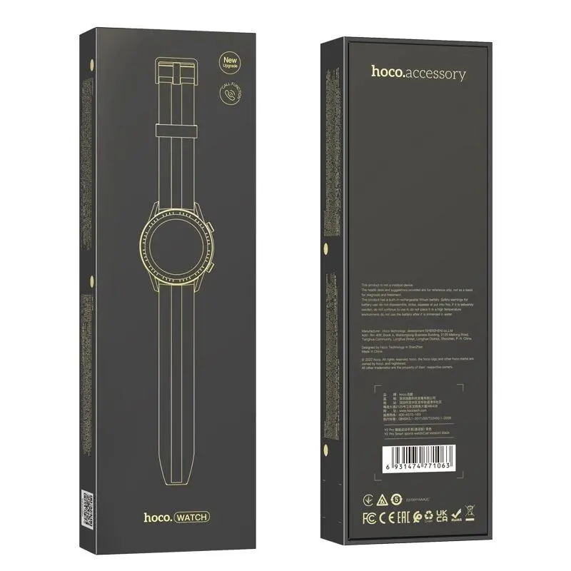 Smartwatch Hoco Y2 Pro Czarny