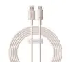 Kabel Baseus USB do USB-C Habitat Series 100W 2m Różowy