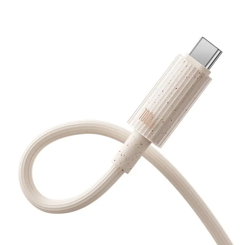 Kabel Baseus USB do USB-C Habitat Series 100W 2m Różowy