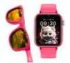 Smartwatch Maxcom FW59 Kiddo LTE Różowy + okulary Real Shades