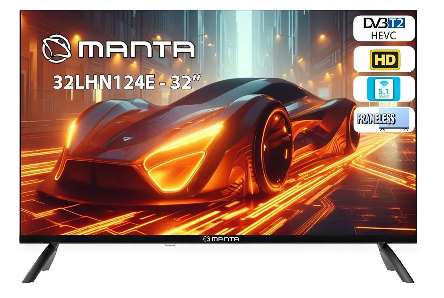 Telewizor Manta 32LHN124E 32" LED HD Ready 60Hz DVB-T2