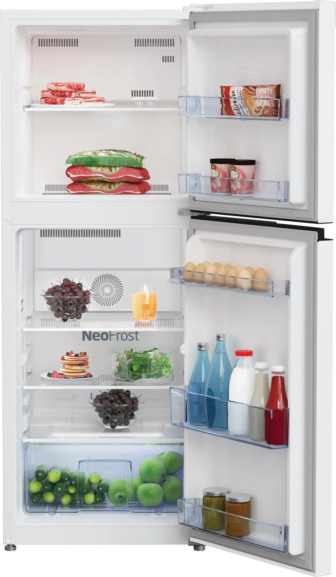 Lodówka Beko b100 RDNT231I40WN Pełny No Frost 145cm Biały