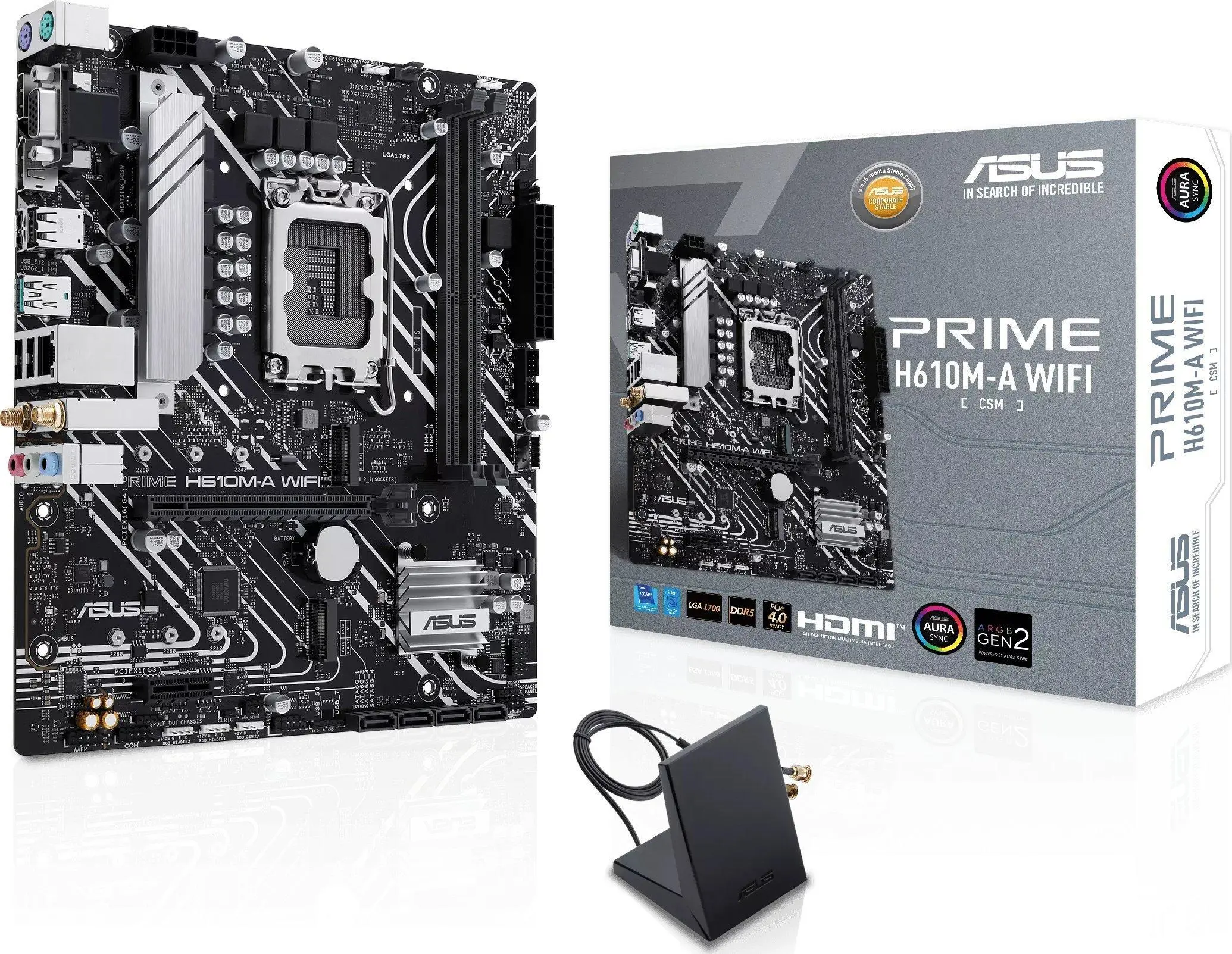 Płyta główna ASUS PRIME H610M-A WIFI DDR5