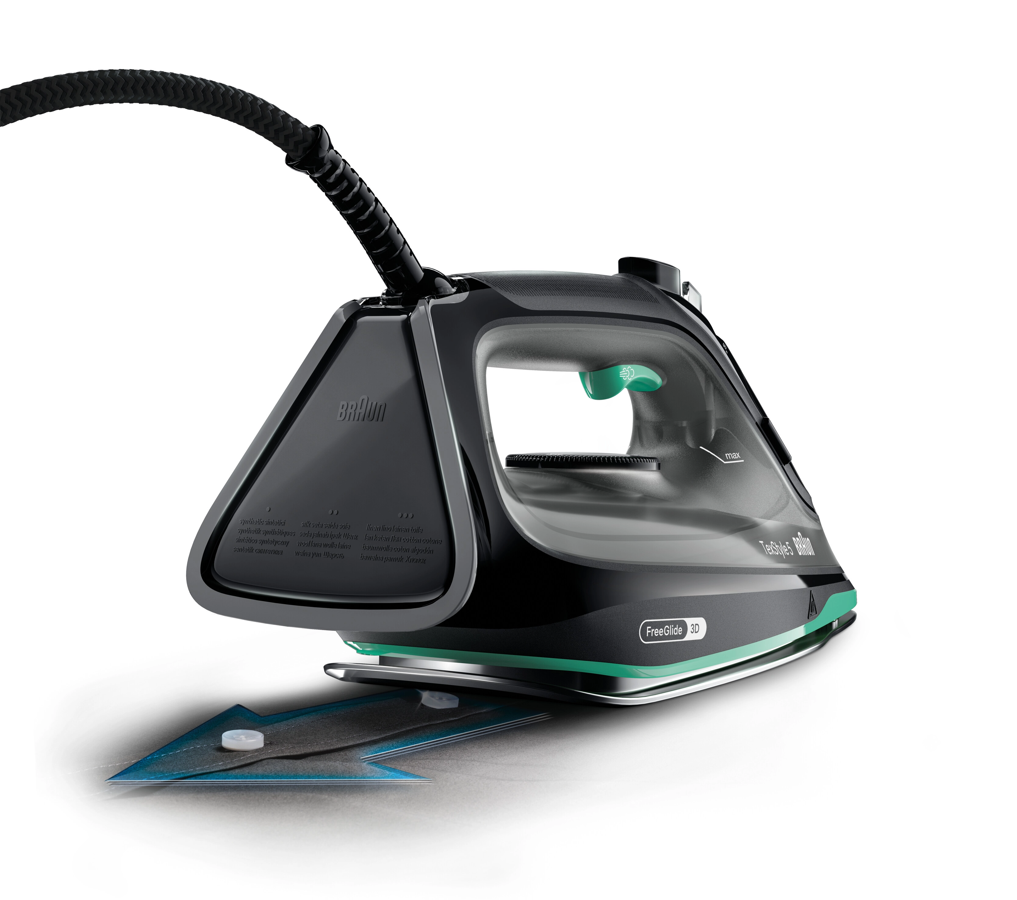 Żelazko Braun TexStyle 5 SI5277GR FreeGlide 3D 220g/min