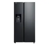 Toshiba SBS GR-RS755WI-PMJ(05) Pełny No Frost 177,5cm Dystrybutor wody Zdalne sterowanie Czarny Inox