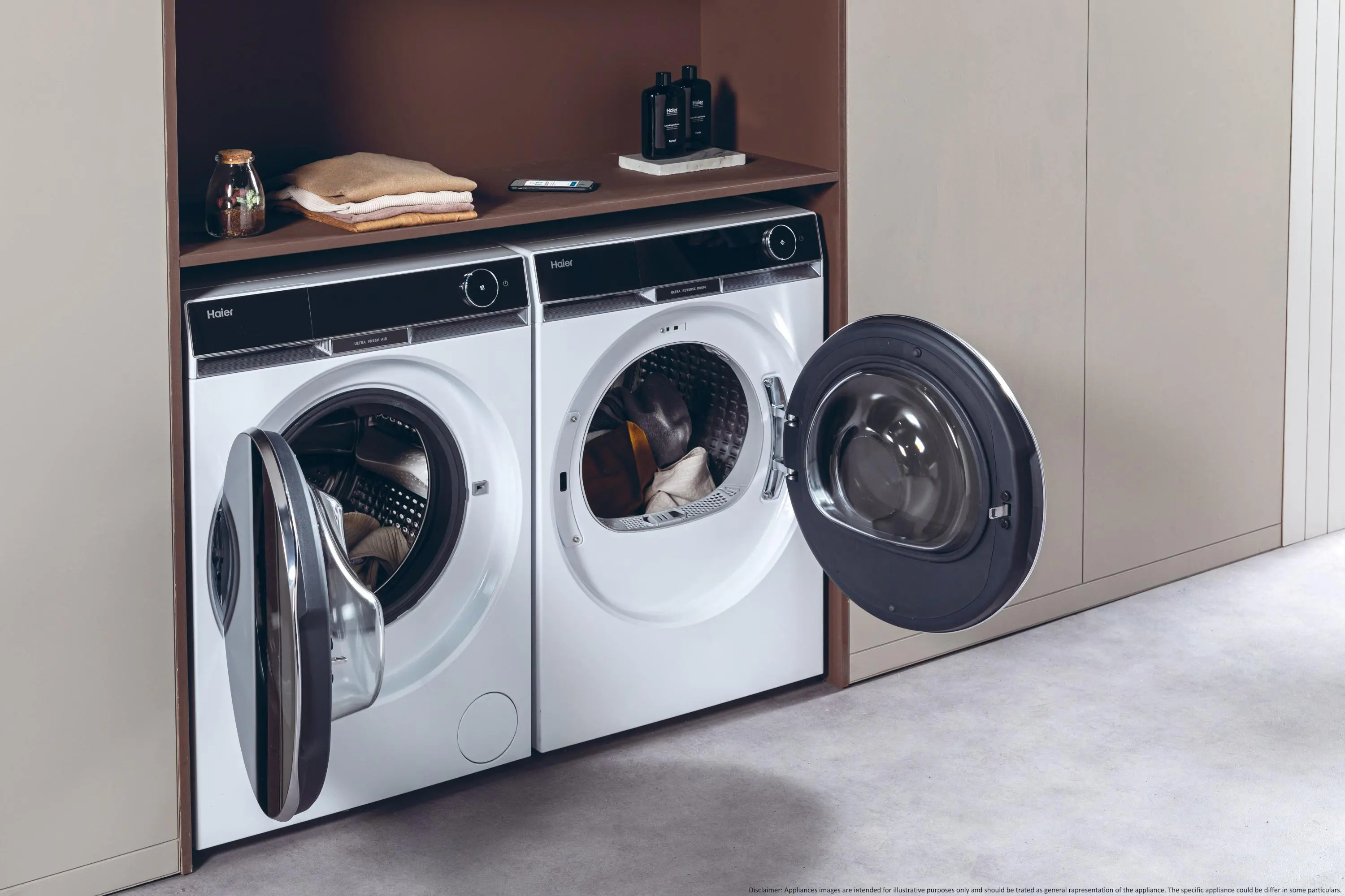 Suszarka Haier X11 HD90-A3Q397U1-S 62cm 9kg Zdalne sterowanie