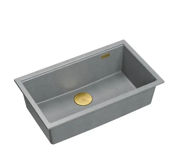 Quadron LOGAN 110 HQD7644U5_PVDG1_U Granitowy Silver stone/Złoty