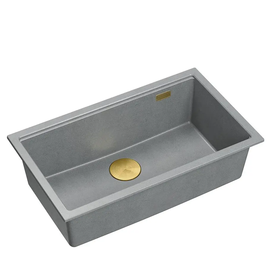Quadron LOGAN 110 HQD7644U5_PVDG1_U Granitowy Silver stone/Złoty