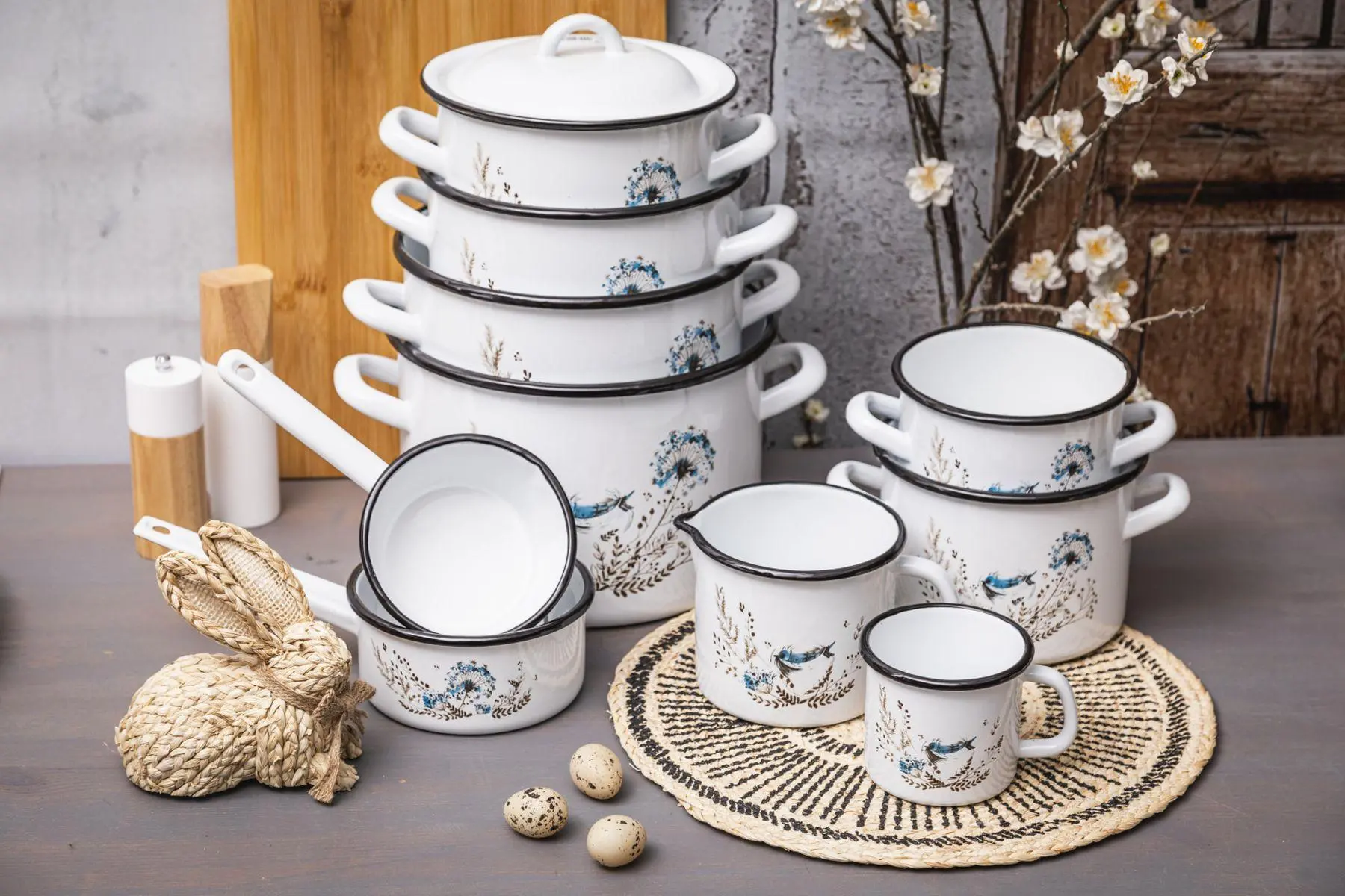 Garnek Altom Design Serenity 02050021325 Indukcja Emalia 4,4l
