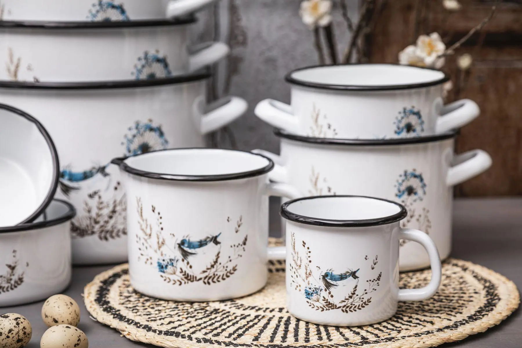 Garnek Altom Design Serenity 02050021325 Indukcja Emalia 4,4l