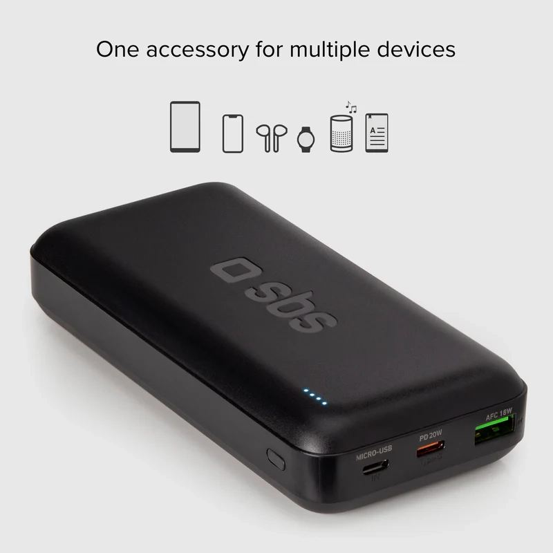 Powerbank SBS TTBB20000PD20K 20000mAh 20W Czarny