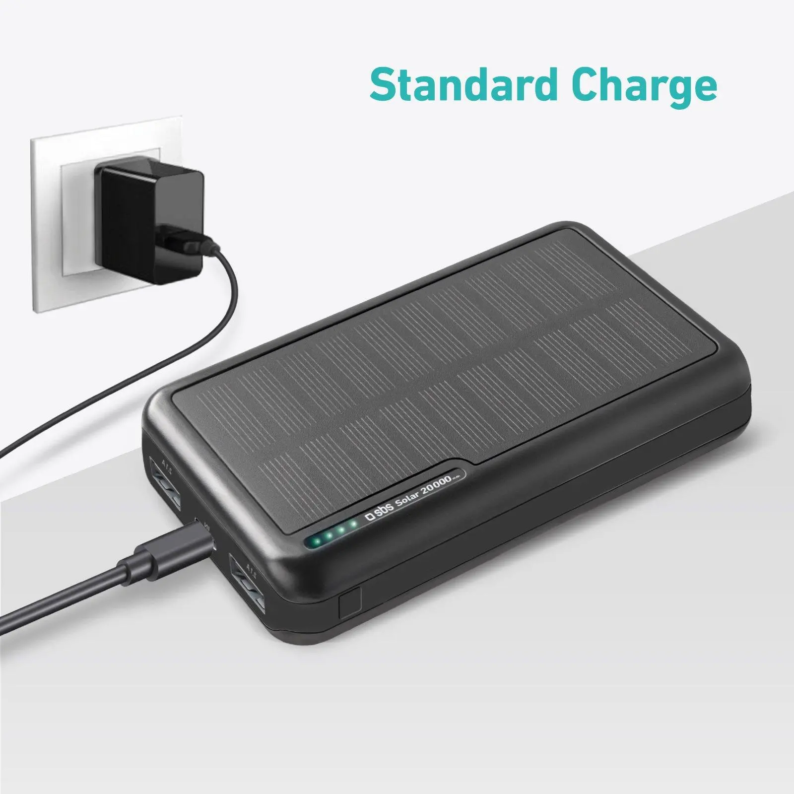 Powerbank solarny SBS TTBB20000SK 20000mAh 10W Czarny