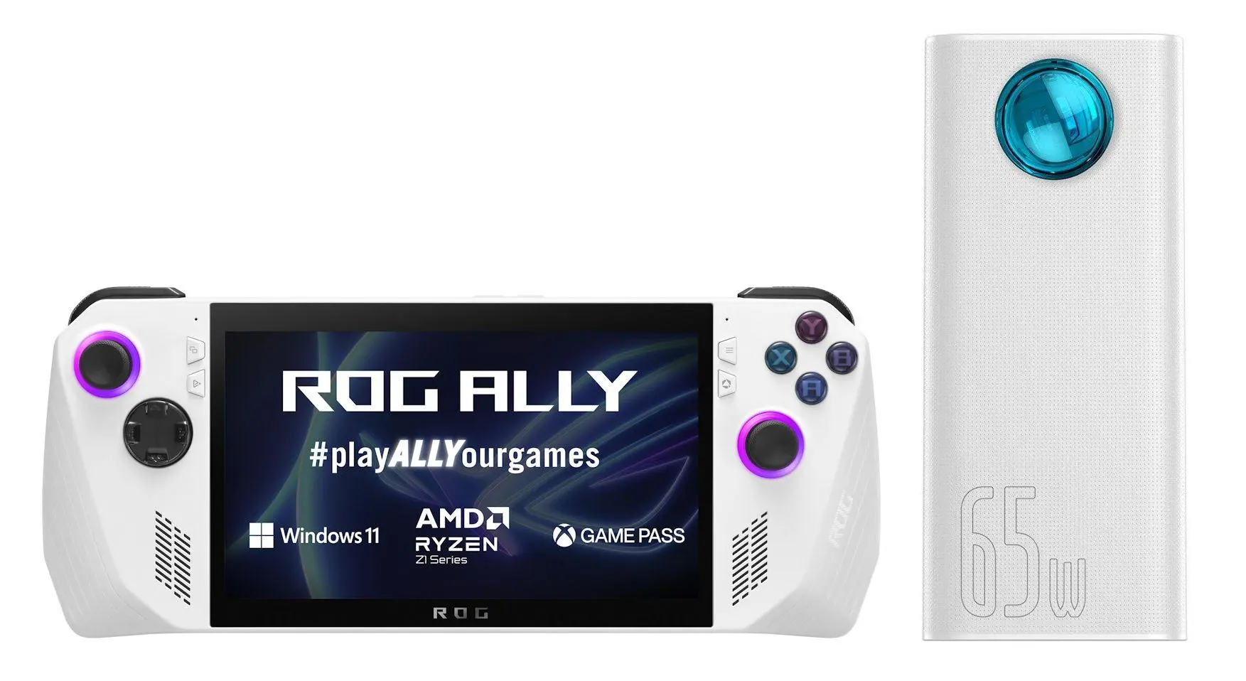 Konsola ASUS ROG Ally RC71L-NH001W AMD Ryzen Z1 Extreme 7” FHD IPS Win11 Home GP Ultimate 3 m-ce Digital Direct + powerbank