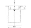 Zlewozmywak Franke Smart SRX 210-50 Stal szlachetna szczotkowana