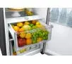 Lodówka Samsung Twin AI RR39C7BJ5S9 Pełny No Frost 186cm Szuflada z regulacją wilgotności Zdalne sterowanie Stal szczotkowana
