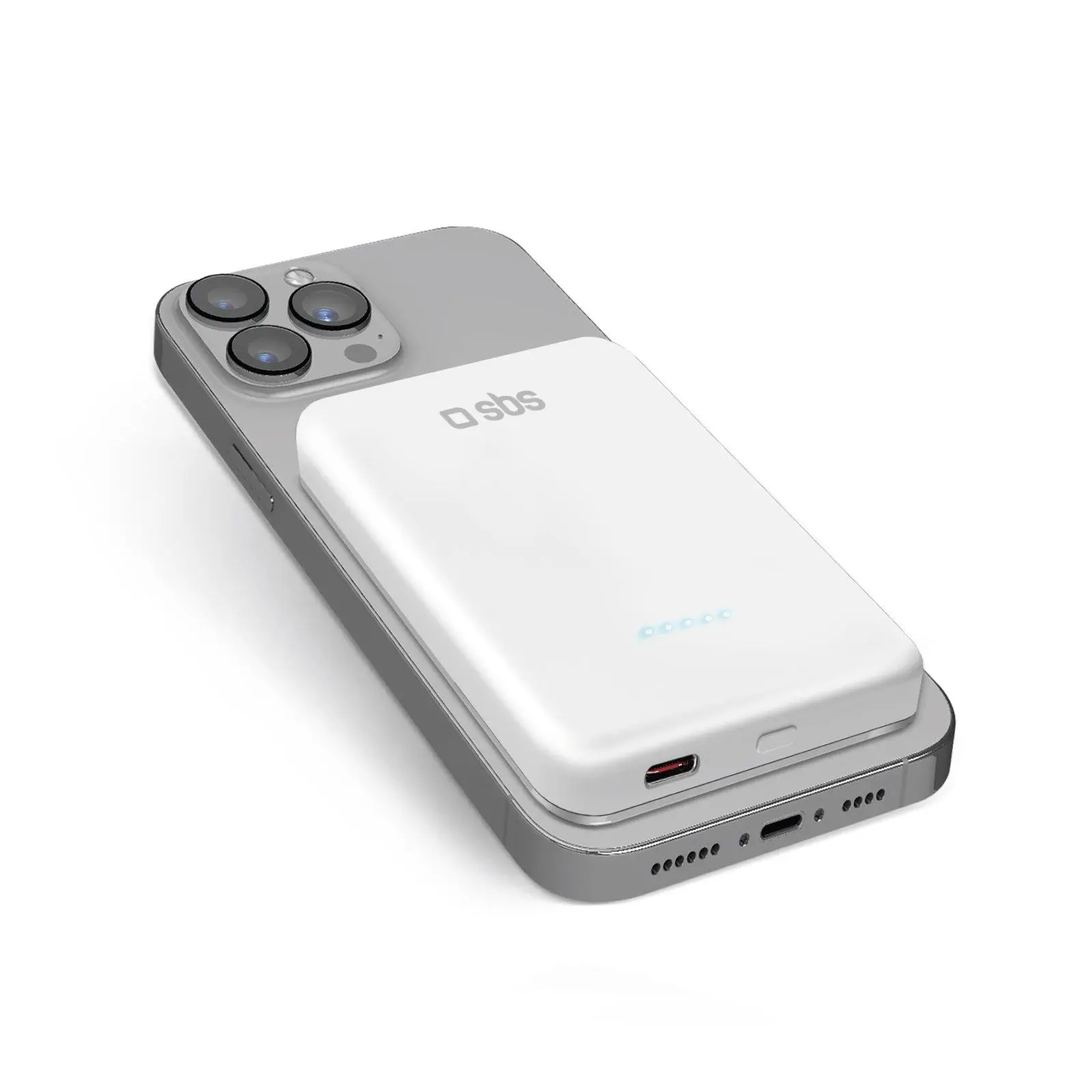 Powerbank SBS TEBB5000MAGSPD20W 5000mAH PD 20W Biały