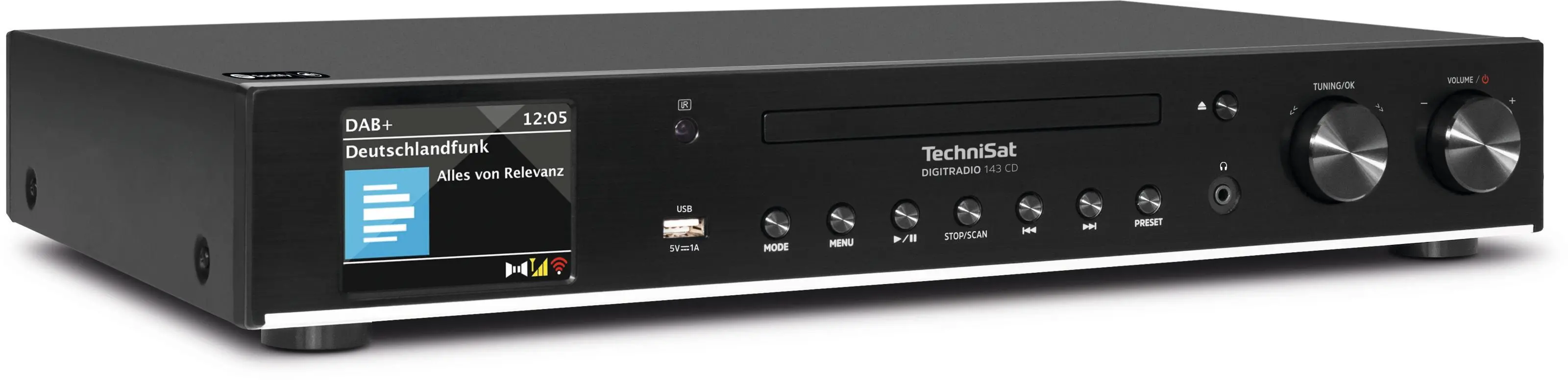 TechniSat DigitRadio 143 CD V3D Czarny miniaturka