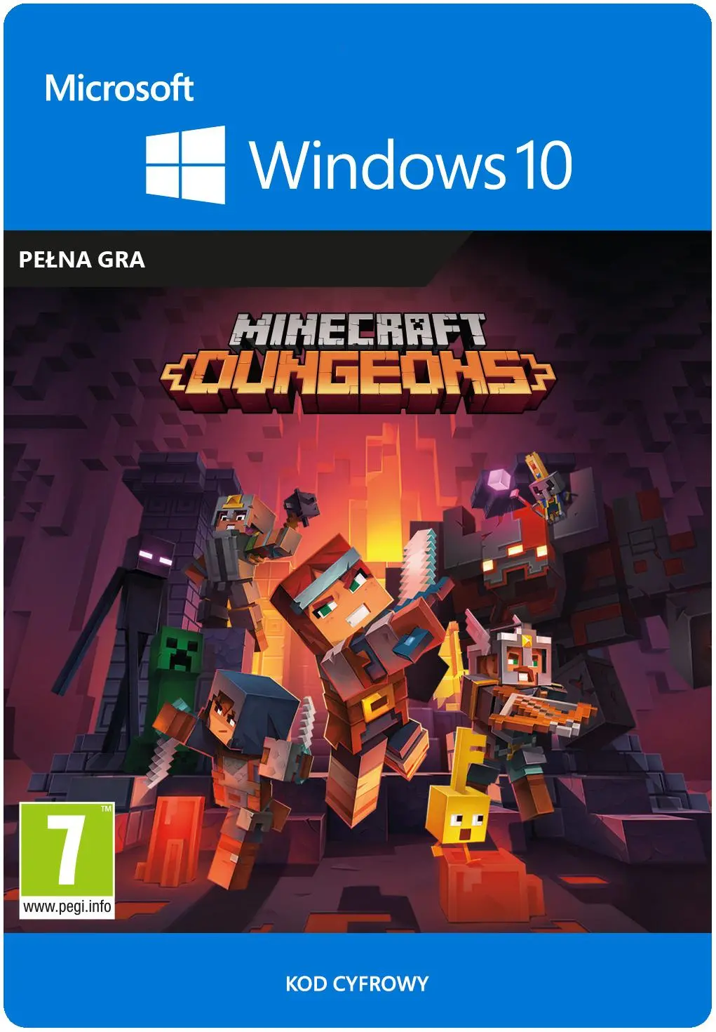 Minecraft Dungeons 15 Rocznica [kod aktywacyjny] Gra na PC
