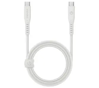 Kabel Energea Flow USB-C - USB-C 1,5m 240W 5A PD Fast Charge Biały